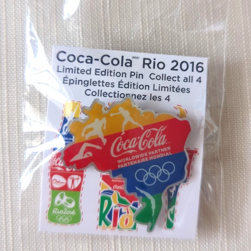 Coca Cola Rio Olympics Limited Edition Pin | Gifts | Brand New